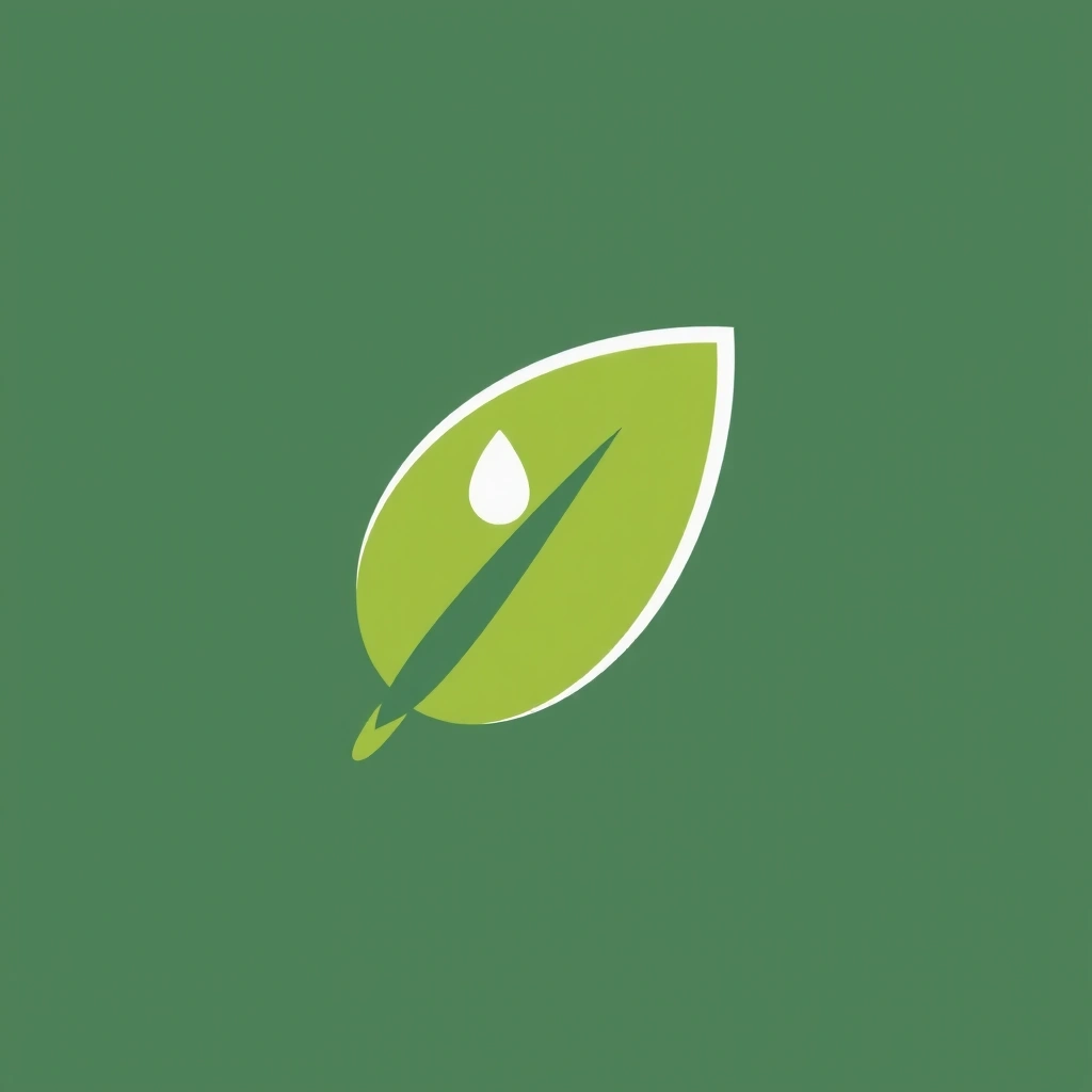 A green leaf, symbolizing natural ingredients