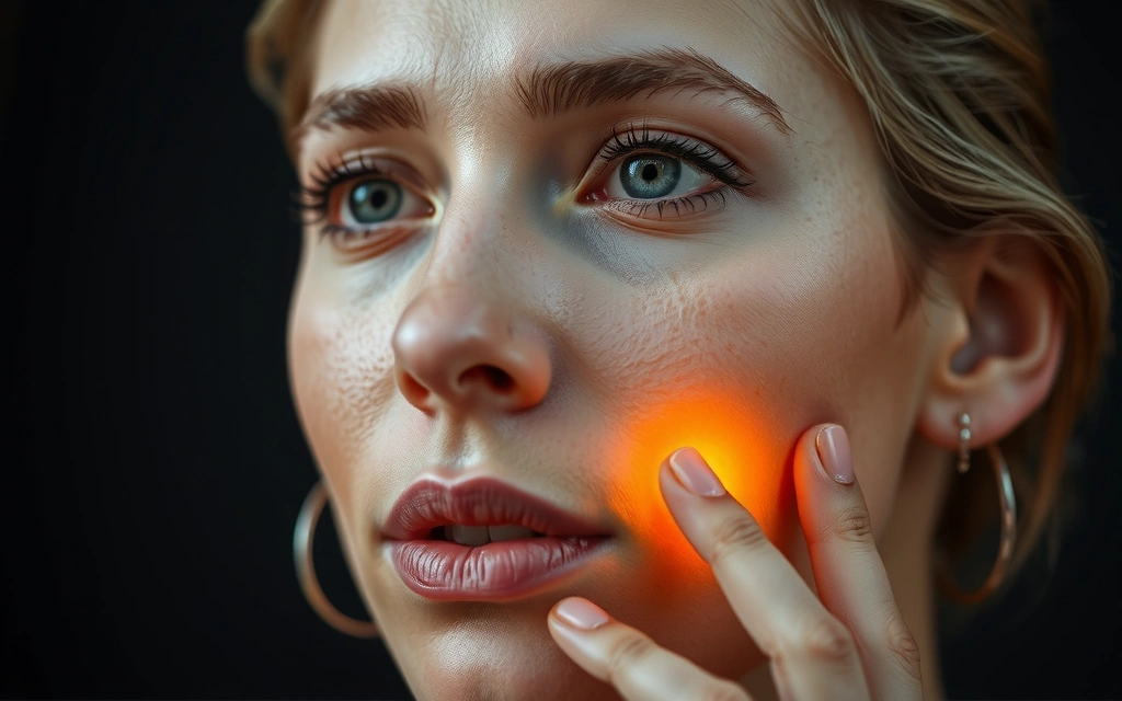 Abstract image representing glowing skin and natural beauty